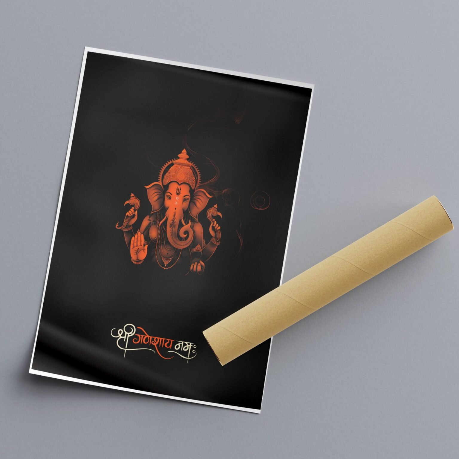 Lord Ganesha Art Poster - Mythic Moksha