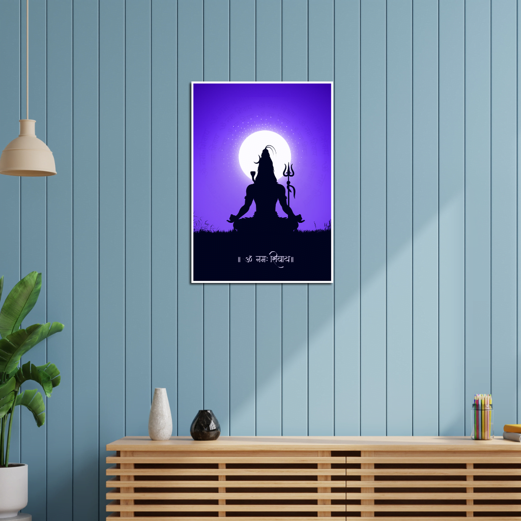 Lord Shiva Poster - Mythic Moksha